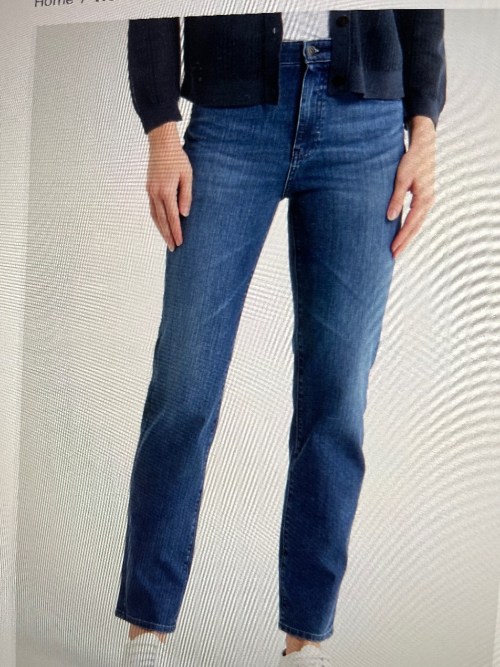 AG Saige Jeans High Rise Straight 30, Foxglove